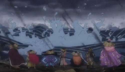 One Piece Episode 959 Akazaya Nine di Pelabuhan