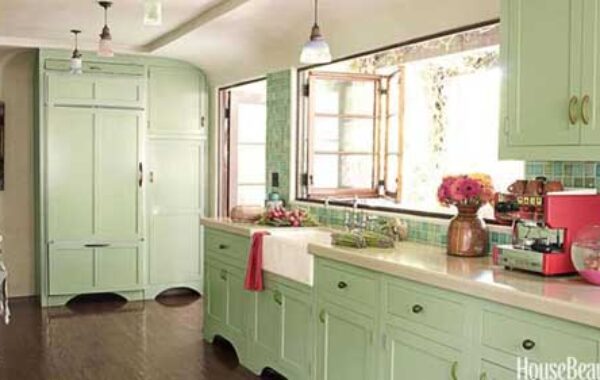 Ruangan Dapur Cantik Serba Hijau