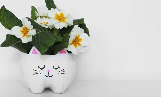 Cara Membuat Pot dari Botol Bekas