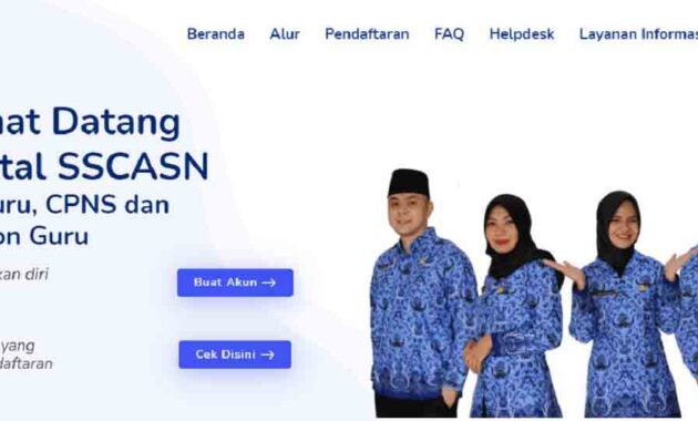 Cara Buat AKun SSCASN