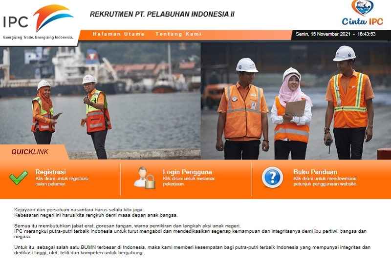 Recruitment Online PT Pelindo 2