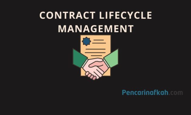 Contract lifecycle management
