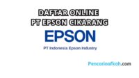 Link Cara Daftar Online PT Epson Cikarang