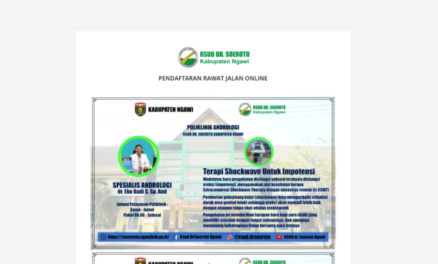 pendaftaran online rsud soeroto ngawi